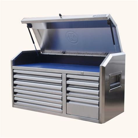 kobalt tool box stainless steel|41 stainless steel tool chest.